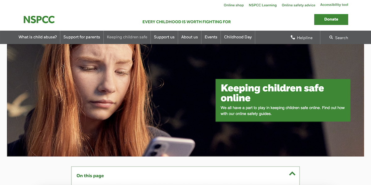 National Society for the Prevention of Cruelty to Children