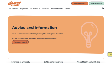Advice and information - Student Minds